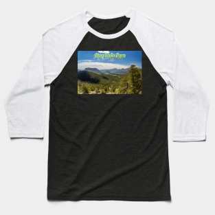 Many Parks Curve Overlook in Rocky Mountain National Park Baseball T-Shirt